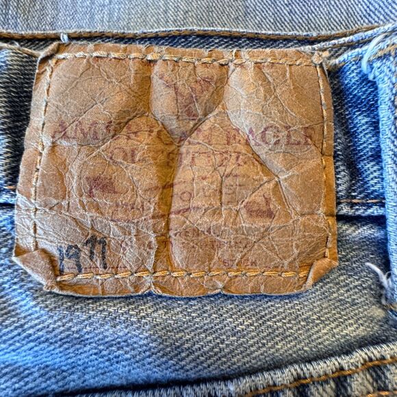 American Eagle Jeans Mens Size 33 Bootcut Y2K Distressed Grunge - Picture 16 of 16